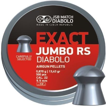 JSB Exact Jumbo RS, 5,52mm - 0,870g - 500st