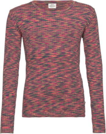 8X3 Mouline Talino Top Tops T-shirts Long-sleeved T-Skjorte Multi/patterned Mads Nørgaard