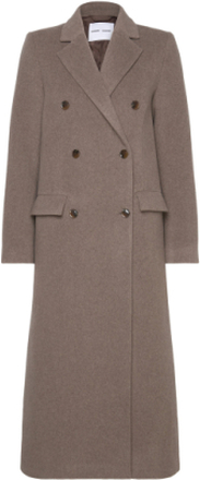Falcon Coat 11104 Outerwear Coats Winter Coats Brun Samsøe Samsøe*Betinget Tilbud