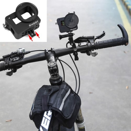 SHOOT XTGP505A Schutzkoffer aus Aluminiumlegierung mit 52 mm UV-Filter für GoPro Hero 7 Black / Hero 6 / Hero 5 / HERO (2018) Action Camera