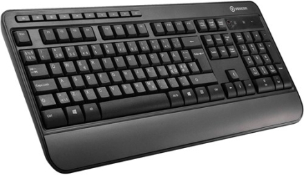 Voxicon Wireless Keyboard 295wl Trådløs Tastatur Nordisk Sort