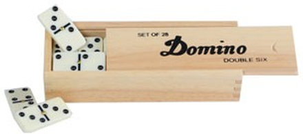 Longfield Domino Spiel 6 Kleines Doppelzimmer im Holzkasten