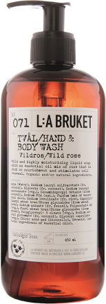L:A Bruket Hand & Body Wash Wild Rose 450 ml
