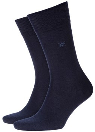 Burlington Strømper Leeds Wool Sock Marineblå Str 46/50 Herre