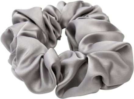 Mulberry Silk Scrunchie Accessories Hair Accessories Scrunchies Grey Lenoites