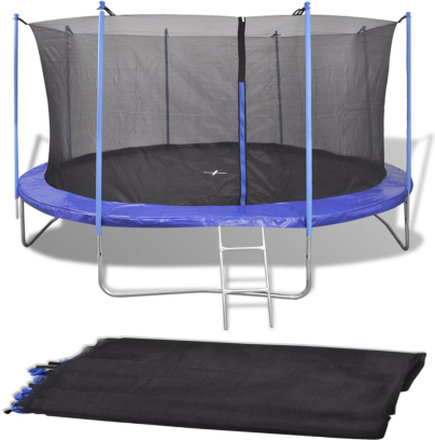 vidaXL Sikkerhetsnett for 4,57 m rund trampoline