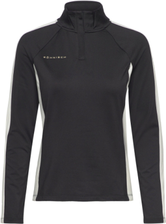 Skyler Half Zip Sport Sweatshirts & Hoodies Fleeces & Midlayers Black Röhnisch