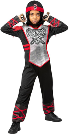 Deluxe Dragon Ninja Kostyme til Barn 10-12 ÅR