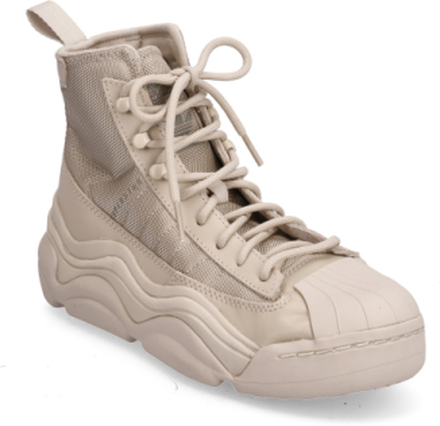 Superstar Millencon Boot Shoes Høye Sneakers Beige Adidas Originals*Betinget Tilbud