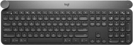 Logitech Craft Advanced With Creative Input Dial Trådløs Tastatur Uk-engelsk Grå
