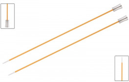 KnitPro Zing stickor / jumper stickor mssing 40cm 2.25mm / 15.7in US1