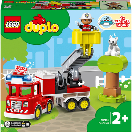 LEGO DUPLO Town: Fire Engine Toy for 2 Year Olds (10969)