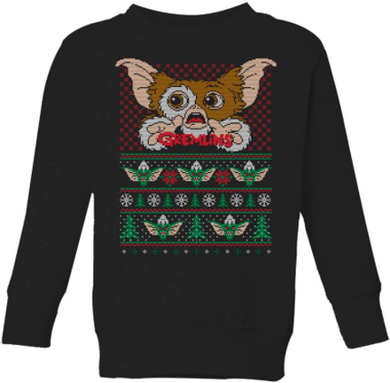 Gremlins Ugly Knit Kids' Christmas Jumper - Black - 7-8 Years