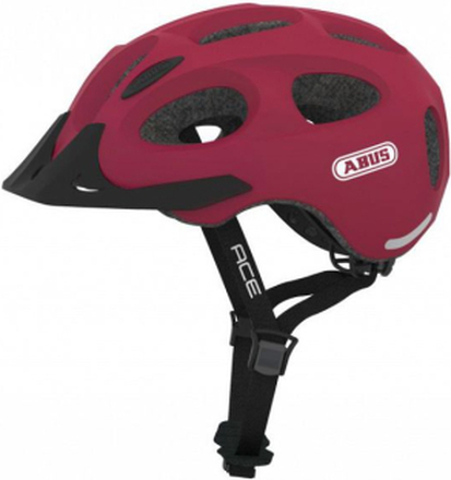Abus Youn-I Ace Cykelhjelm, Cherry Red, L/58-61cm