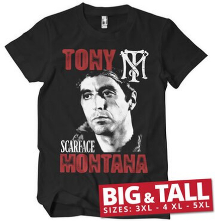 Tony Montana Big & Tall T-Shirt, T-Shirt