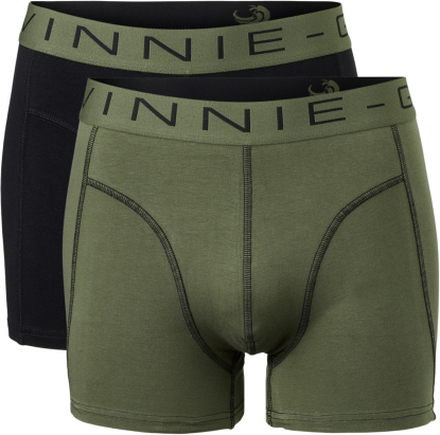 Vinnie-G Boxershorts 2-pack Black / Forest Green Combo-XXL