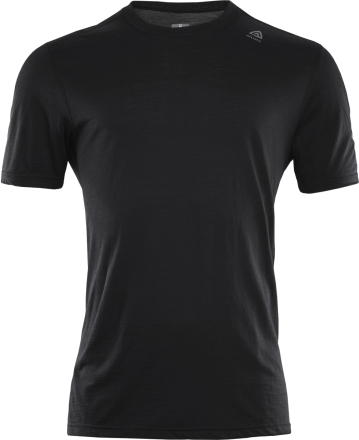 T-shirt Aclima LightWool Herr Svart - SVART, XL