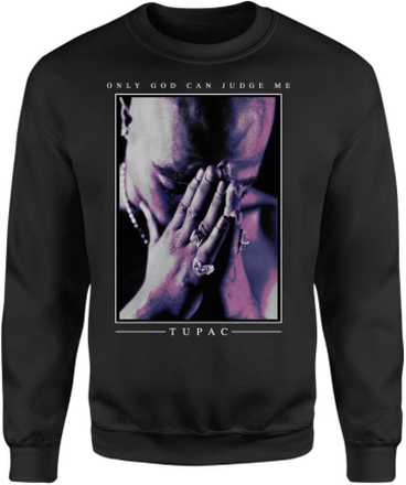 Tupac Only God Can Judge Me Sweatshirt - Schwarz - M