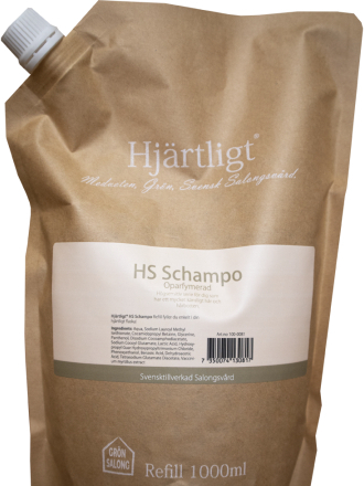 Hjärtligt Högsensitiv Schampo Refill 1000 ml