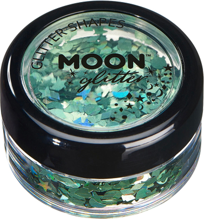 Moon Creations Holographic Glitter Shapes - Grön