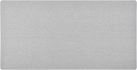 vidaXL Teppeløper lysegrå 80x150 cm