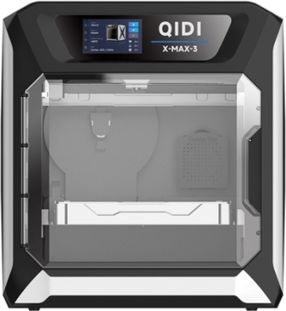 QIDI TECH X-Max 3 3D Printer Machine 600mm/s Fast Print with 12.8×12.8×12.4'' All-Around Large Size Support Fully Automatic Leveling Suitable for ABS/ASA/PETG/PA/PC/GF/CF/PLA/UltraPA/Nylon Filament