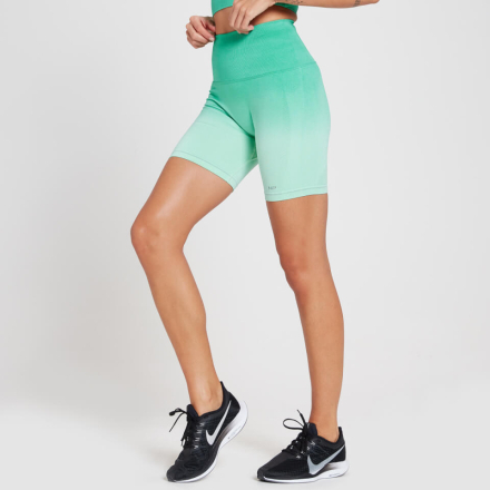 MP Women's Velocity Ultra Seamless Cycling Shorts - Ice Green - XL