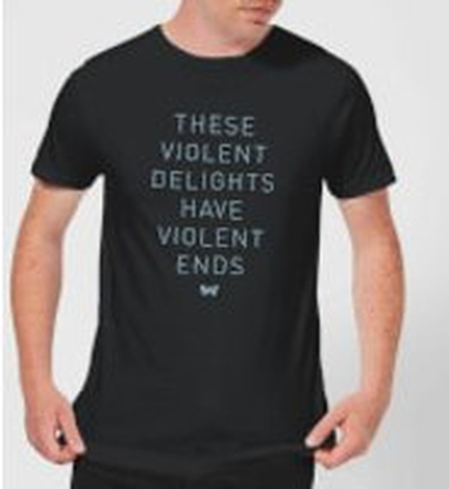 Westworld Violent Delights Men's T-Shirt - Black - L - Black