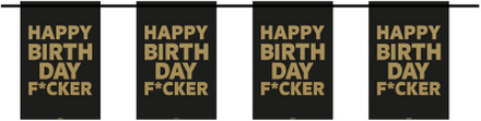 Flaggirlang Happy Birthday F*cker