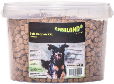 Caniland Soft Geflügel-Trainees XXL-Eimer - Sparpaket: 2 x 2 kg