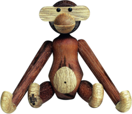 Ape Mini Home Decoration Decorative Accessories/details Wooden Figures Brun Kay Bojesen*Betinget Tilbud