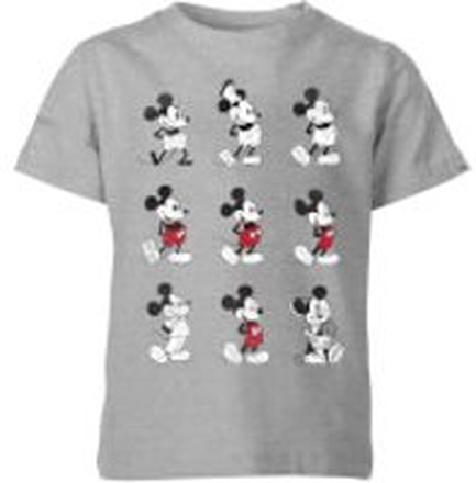 Disney Evolution Nine Poses Kids' T-Shirt - Grey - 7-8 Years