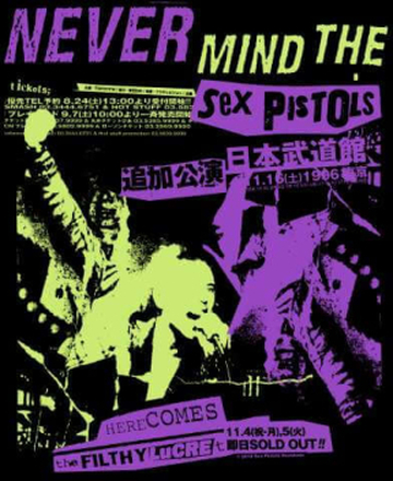 Sex Pistols Japan Tour Herren T-Shirt - Schwarz - 4XL