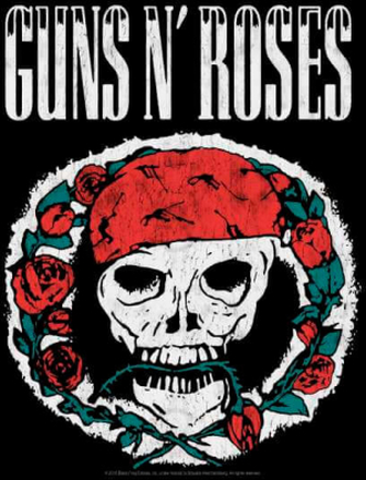 Guns N Roses Circle Skull Women's Christmas Jumper - Black - 4XL - Black