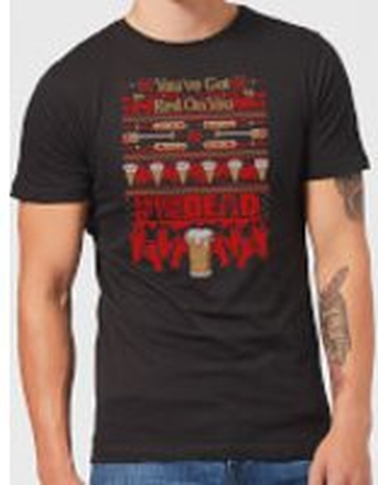 Shaun Of The Dead You've Got Red On You Christmas Men's T-Shirt - Black - M