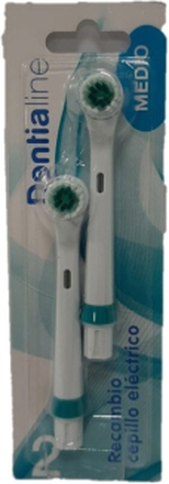 Ekstra til elektrisk tandbørste Dentialine (2 stk)