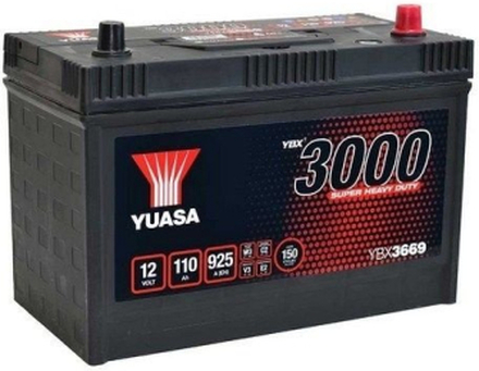 Lastbilsbatteri SMF Yuasa YBX3669 12V 110Ah 925A