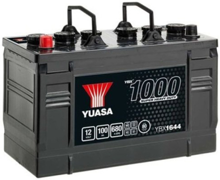 Lastbilsbatteri Yuasa YBX1644 12V 100Ah 680A