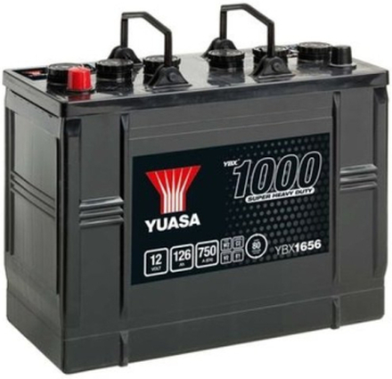 Lastbilsbatteri Yuasa YBX1656 12V 126Ah 750A