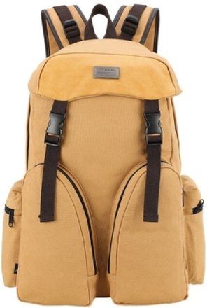 B0031 Mori Color Matching Backpack Wear-Resistant And Scratch-Resistant Computer Bag(Khaki)