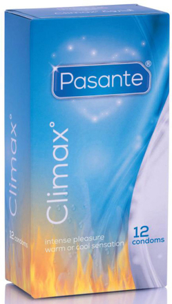 Pasante Climax 12-pack Stimulerande Kondomer
