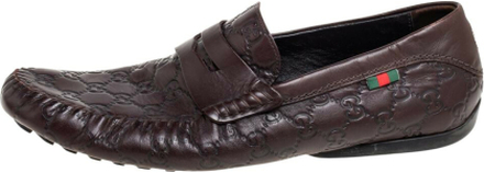 Pre-eide Guccissima Leather Penny Loafers