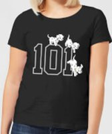 Disney 101 Dalmatians 101 Doggies Women's T-Shirt - Black - M