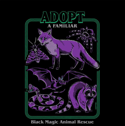 Adopt A Familiar Men's T-Shirt - Black - L - Black
