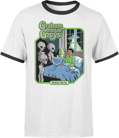 Graham And The Greys Men's Ringer T-Shirt - White/Black - L - White/Black