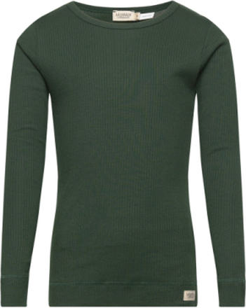 Plain Tee Ls T-shirts Long-sleeved T-shirts Kakigrønn MarMar Cph*Betinget Tilbud