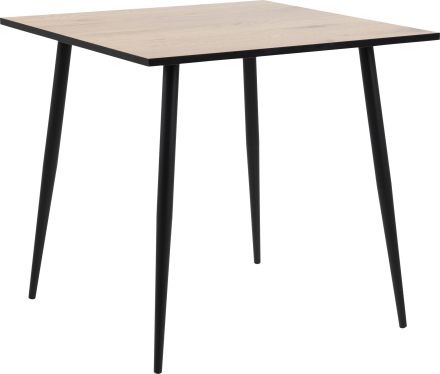 Wilma matbord 80 cm - Ek/svart