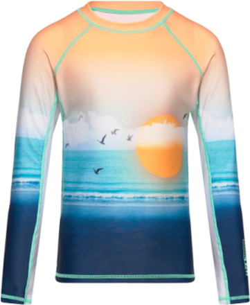 Neptune Ls Swimwear UV Clothing UV Tops Multi/mønstret Molo*Betinget Tilbud