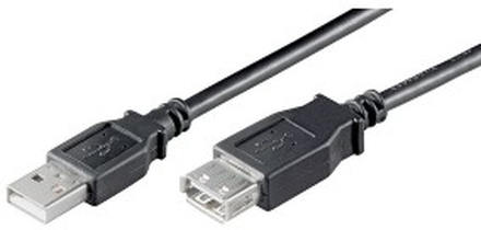 Förlängningskabel för USB Svart 1,8 m