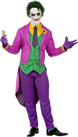 Mad Joker Inspirert Kostyme til Mann - Strl XS